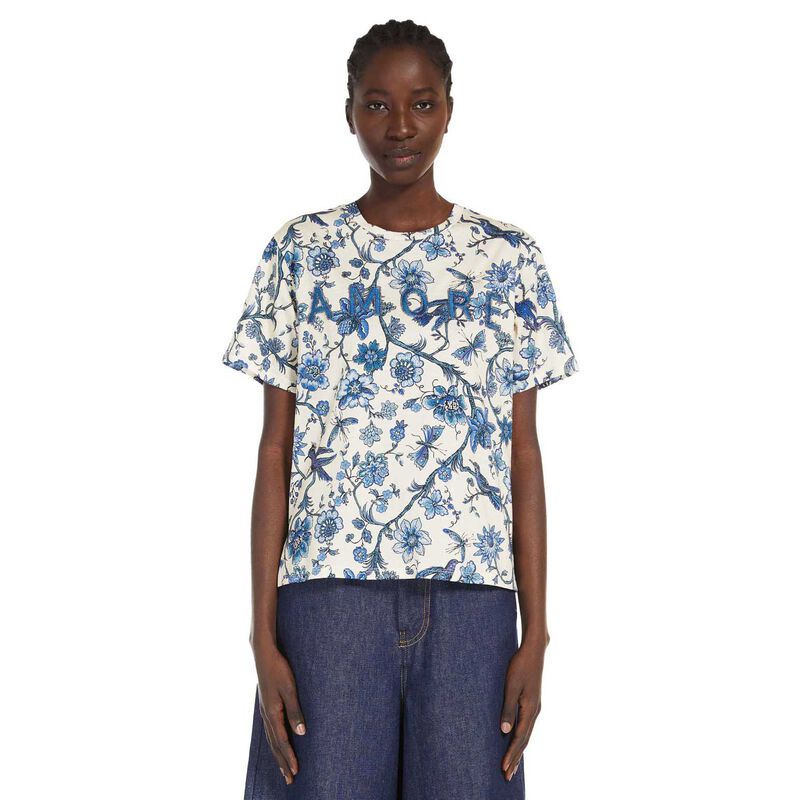 Weekend Max Mara Radio Floral Printed T-Shirt image number 0